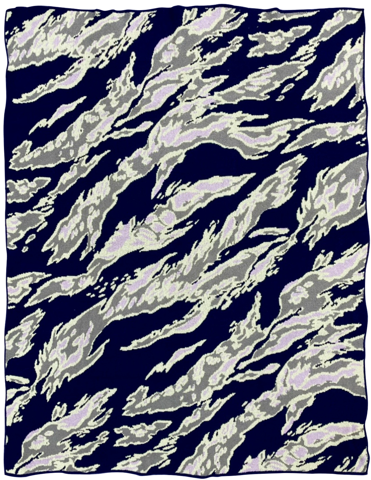 TIGER CAMO woven blanket design