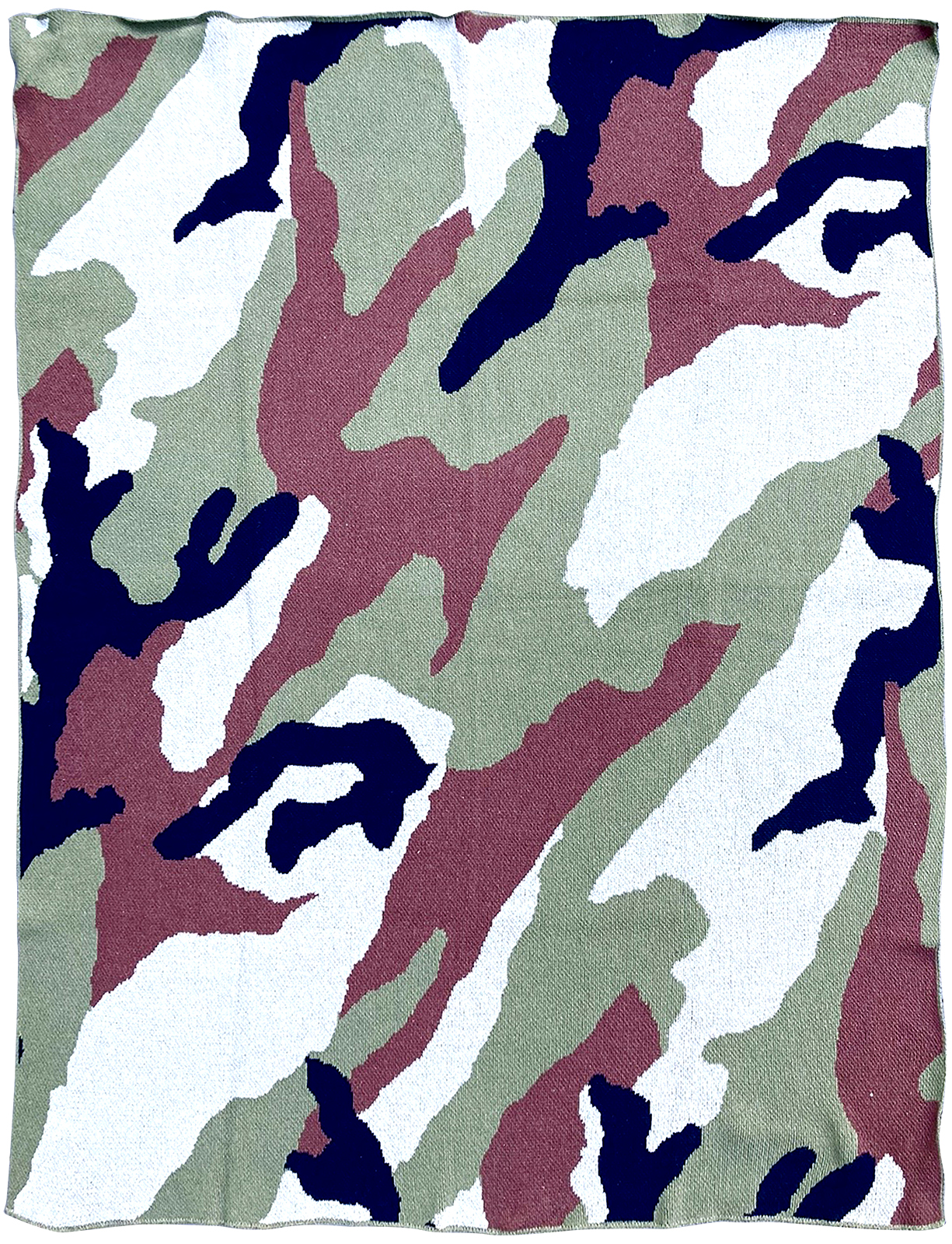 MILITARY CAMO woven blanket design